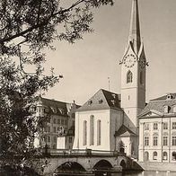 Schweiz 1950er Jahre - Zürich Fraumünster, AK 240 Foto Ansichtskarte Postkarte