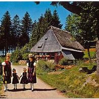 Baden Württemberg 1960er Jahre - Schwarzwald-Trachten AK 1050 Ansichtskarte Postkarte