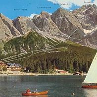 Bayern 1960er Jahre - Garmisch Eibsee Zugspitze - AK 169 Ansichtskarte Postkarte