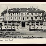 Hessen 1950er Bad Salzhausen Staatl. Kurhaus, Foto Ansichtskarte AK 814 Postkarte
