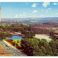 NRW 1960er Dortmund - Fernsehturm, Westfalenhalle, AK 1035 Ansichtskarte Postkarte