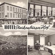 Rheinland-Pfalz 1950er Jahre - Hotel Starkenburger Hof AK 171 Ansichtskarte Postkarte