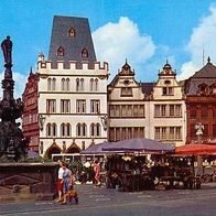 Rheinland-Pfalz 1960er Jhr Trier Steipe, Petersbrunnen AK 407 Ansichtskarte Postkarte