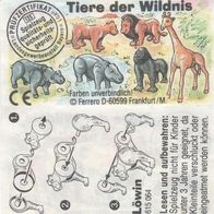Ü-Ei BPZ 1995 - Tiere der Wildnis - Löwin - 615064