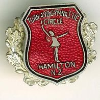 Turn u. Gymnastic Circle Hamilton N.2 Anstecknadel Pin :