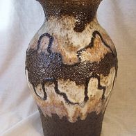 Fat Lava Keramik Vase, 60 / 70er J. * * *