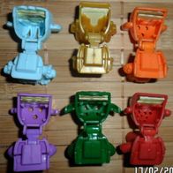 Mixart - Quadratschädel 2 - Komplettsatz - Aufkleber lose auf Folie