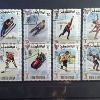 Umm Al Quiwain MiNr. 233-40 Olympische Winterspiele komplett gestempelt M€ 4,50 #497