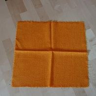 Kleines Deckchen orangefarben