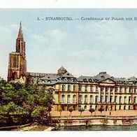 Frankreich 1950er Straßbourg et Palais des Rohan, AK 762 Ansichtskarte Postkarte