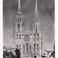 Frankreich 1950er La Cathédrale de Chartres AK 789 Foto Ansichtskarte Postkarte