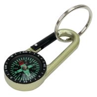 8 Mini-Kompass Mit Karabiner - Outdoor Survival Schlüsselanhänger