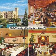 Italien 1960er Jahre - Trieste Saluti dalla Marinella AK 926 Ansichtskarte Postkarte