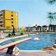 Italien 1960er Jahre Montegrotto Terme Hotel Augustus AK 948 Ansichtskarte Postkarte