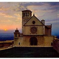 Italien 1960er Jahre - Assisi Basilica S. Francesco, AK 977 Ansichtskarte Postkarte