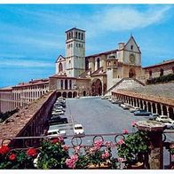 Italien 1960er Jahre - Assisi Basilica S. Francesco, AK 943 Ansichtskarte Postkarte