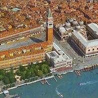 Italien 1960er Jahre - Venedig - Veduta aerea, AK 292 Ansichtskarte Postkarte