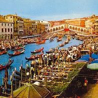 Italien 1960er Jahre - Venedig Regata Storica, AK 425 Ansichtskarte Postkarte