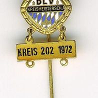 BEV Kreismeisterschaft 1972 Anstecknadel Pin