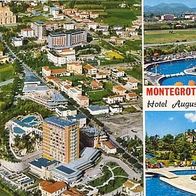 Italien 1970er Jahre -Montegrotto Terme Hotel Augustus AK 426 Ansichtskarte Postkarte