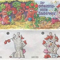 Ü-Ei BPZ 1997 - Der geheimnisvolle Zauberwald - Baum mit Pilzen 643203