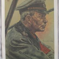 Plakat Willrich-Kunstdruck Guderian, "Panzer-Admiral"