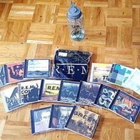 R.E.M. 16 CDs Fan Package incl Fan T-Shirt and Bicycle-Bottle limited rare Pack