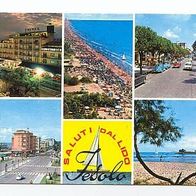 Italien 1950er Jahre - Jesolo Saluti dal Lido, AK 861 Ansichtskarte Postkarte