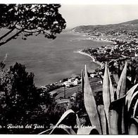 Italien 1950er Sanremo Panorama da levante Echte Foto Ansichtskarte AK 920 Postkarte