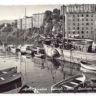 Italien 1950er Jahre - Camogli Porto Echte Fotografie Ansichtskarte AK 685 Postkarte