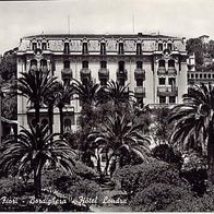 Italien 1950er Jahre - Bordighera Hôtel Londra, AK 703 Foto Ansichtskarte Postkarte