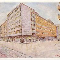 Schweden 1950er Jahre - Stockholm Apollonia Hotel, AK 895 Ansichtskarte Postkarte