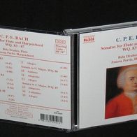 Bach, C.P.E. - Sonatas for Flute & Harpsichord WQ. 83-87 - Béla Drahos, Zsuzsa Pertis