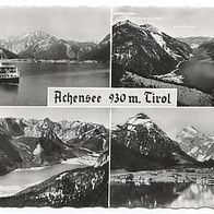 Österreich 1950er Jahre - Achensee 930 mit Tirol Foto Ansichtskarte AK 1027 Postkarte