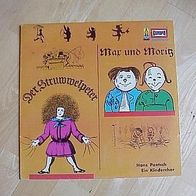 Hörspiel LP Der Struwelpeter und Max und Moritz