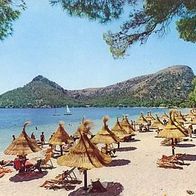 Spanien 1961 - Mallorca Baleares Formentor Playa, AK 198 Ansichtskarte Postkarte