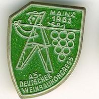 Weinbaukongress Mainz Brosche Anstecknadel Pin