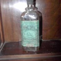 4711 eau de cologne Parfum Flasche Flakon leer 1950