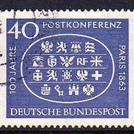 Bund 1963, Nr.398, gestempelt, MW 0,70€