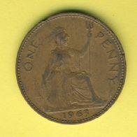Großbritannien 1 Penny 1963