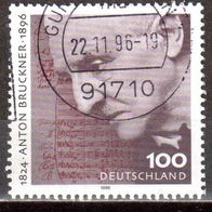 Bund 1996 Mi. 1888 Anton Bruckner gestempelt (9254)