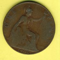Großbritannien 1 Penny 1906