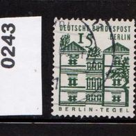 Berlin Mi. Nr. 243 Bauwerke: Schloss Tegel, Berlin - Wert 15 Pf o <