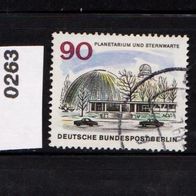 Berlin Mi. Nr. 263 Das neue Berlin: Planetarium u. Sternwarte - Wert 90 Pf o <