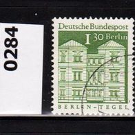 Berlin Mi. Nr. 284 Bauwerke: Schloss Tegel, Berlin - Wert 1,30 DM o <