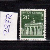 Berlin Mi. Nr. 287 R Rollenmarke - Brandenburger Tor - Wert 20 Pf o <