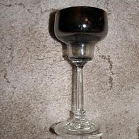 dekoratives Weinglas als Kerzenhalter ca. 17 cm hoch