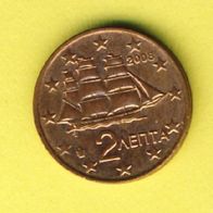 Griechenland 2 Cent 2008
