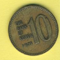 Südkorea 10 Won 1971