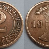 Deutsches Reich 2 Reichspfennig 1925 (A) ## Kof2